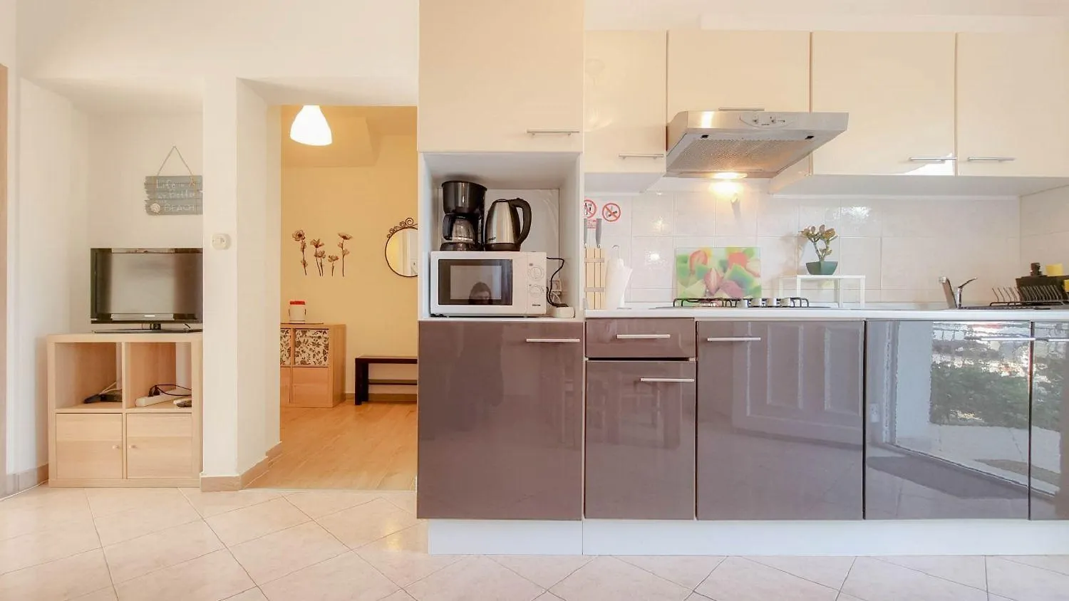 Bezauberndes Apartment Nur 250 Meter Zum Strand Mit Garten, Klima, Waschmaschine Umag Croatia